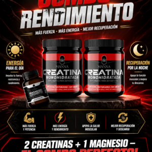 Pack estrella: 2 Creatinas + 1 Bisglicinato Magnesio