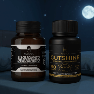Pack  Descanso Profundo y completo: Bisglicinato de magnesio + GUTSHINE (Ashwagandha, Anis, L glutamina)