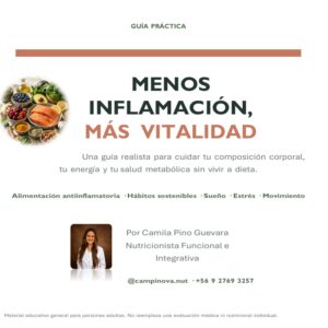 E-book: Guía práctica de alimentación antiinflamatoria 🌿-33 páginas